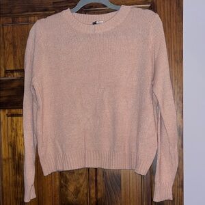 H&M Women's Crewneck Sweater - Light Pink